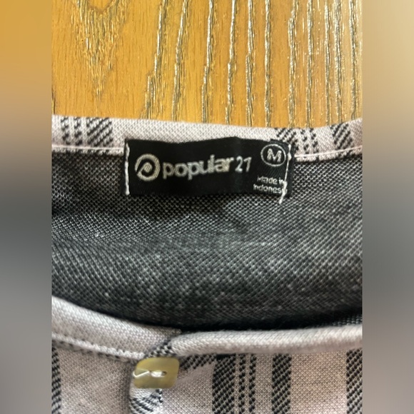 Popular21 Purple Plaid Mini Dress - Picture 5 of 6